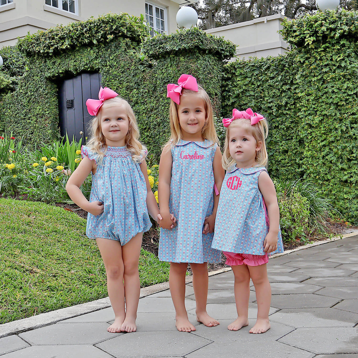 Floral Turquoise Grace Bloomer Set