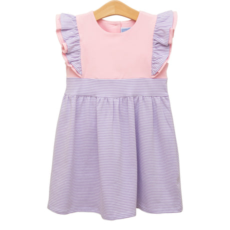 Rosie Ruffle Dress Lavender
