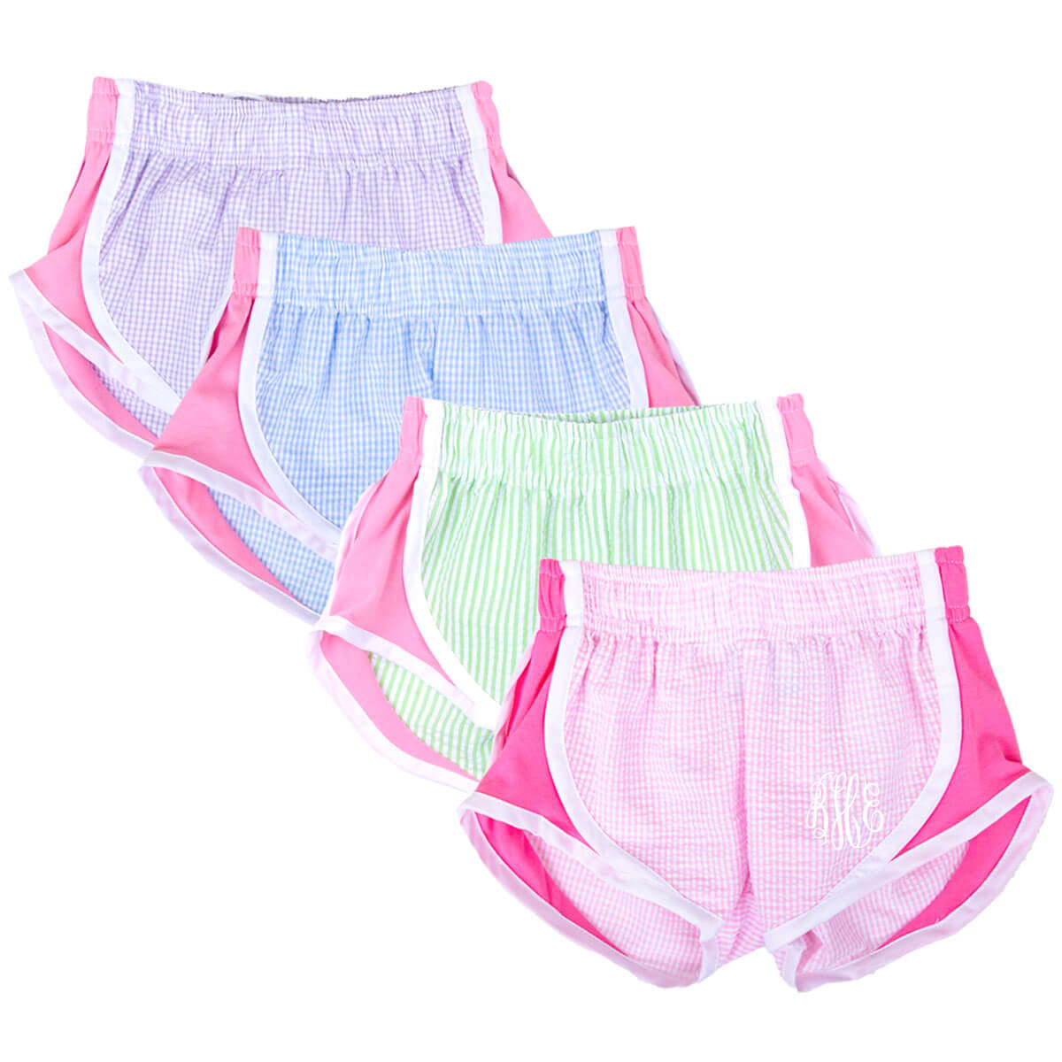 Girls Gingham Active Shorts