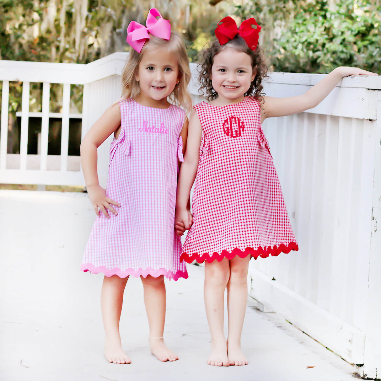 Pink Gingham Eleanor Dress