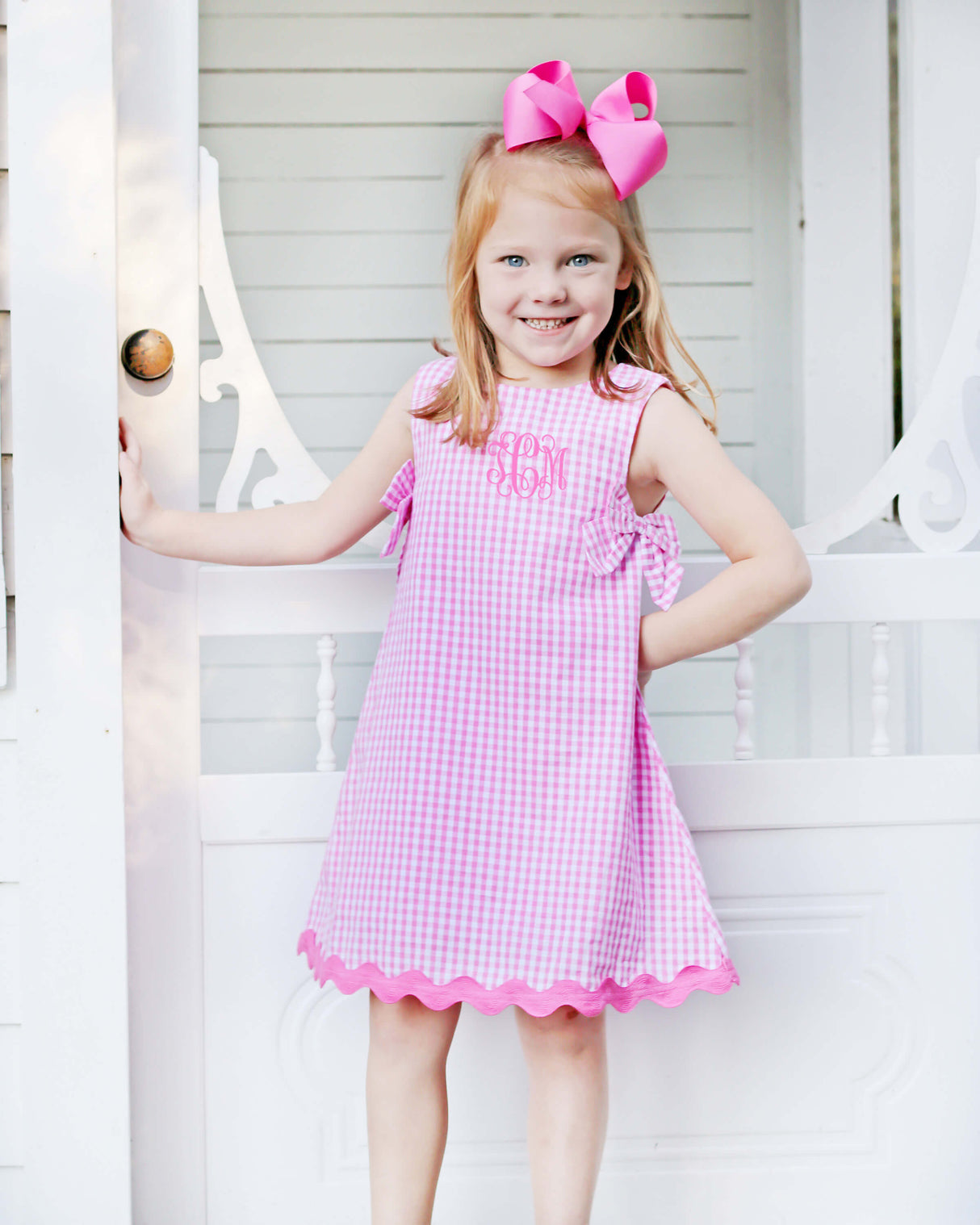 Pink Gingham Eleanor Dress