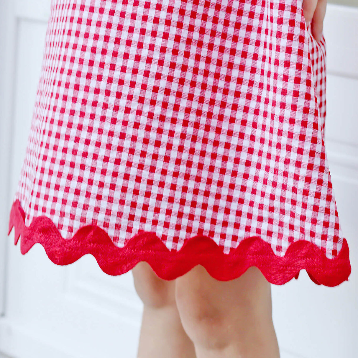 Red Gingham Eleanor Dress