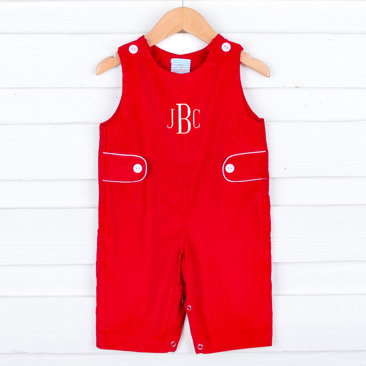 Longall Red Corduroy with Tabs