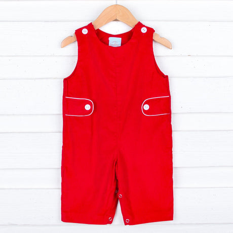 Longall Red Corduroy with Tabs