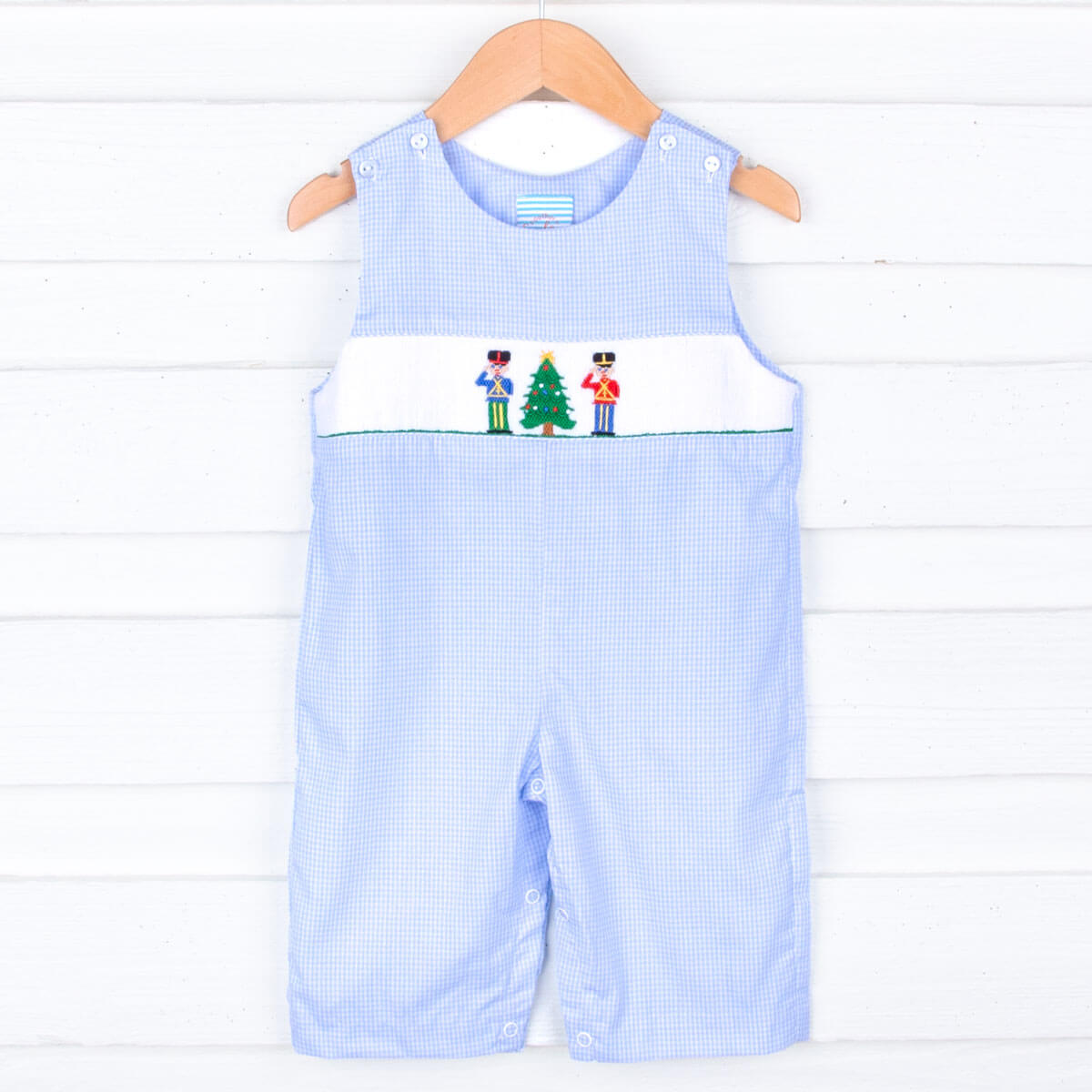 Nutcracker Christmas Smocked Longall