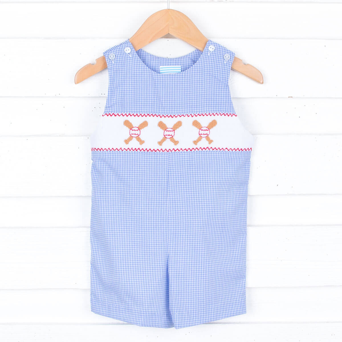 Grand Slam Baseball Smocked Jon Jon