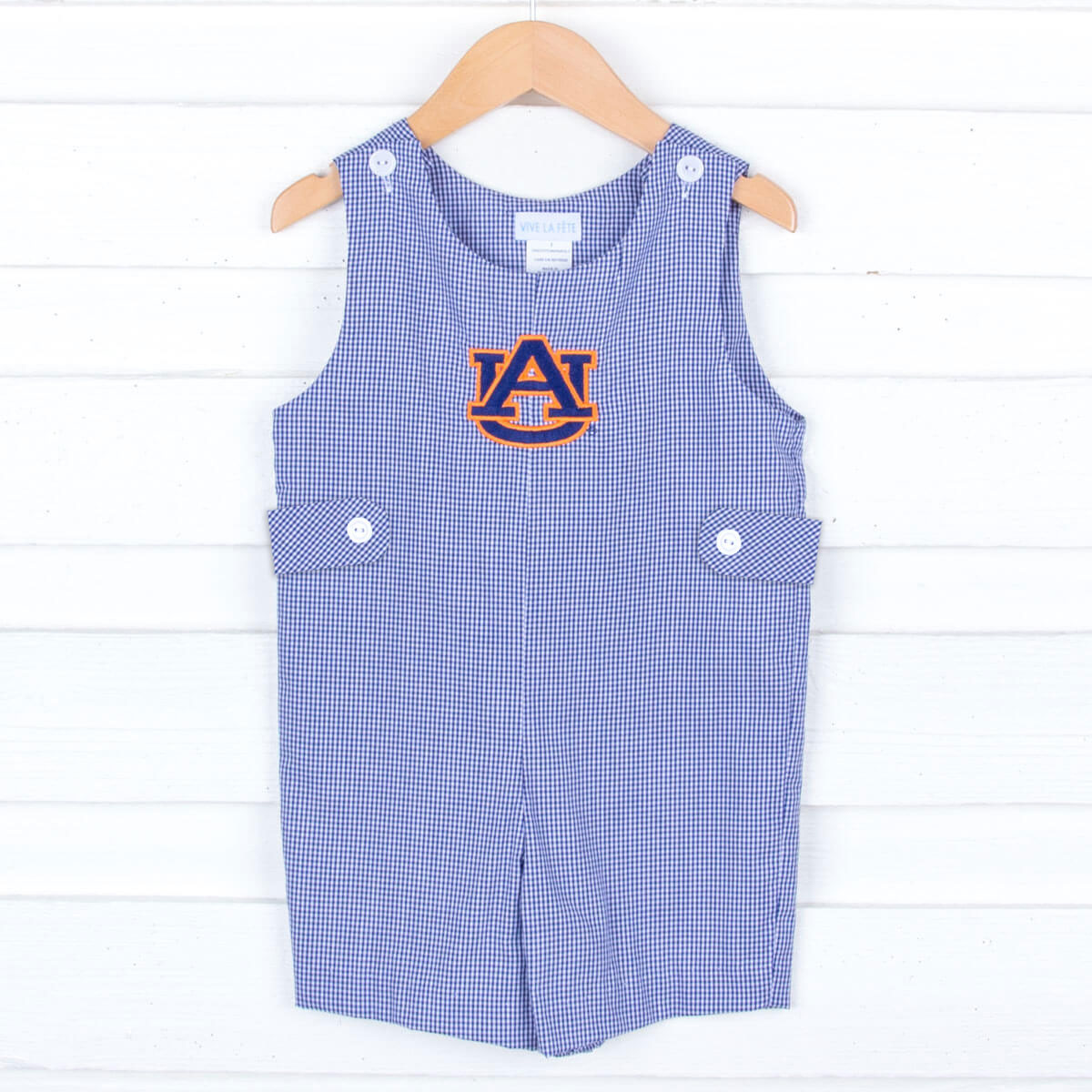 Auburn Embroidered Navy Jon Jon