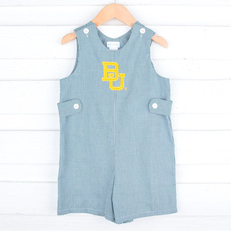 Baylor Embroidered Hunter Green Jon Jon