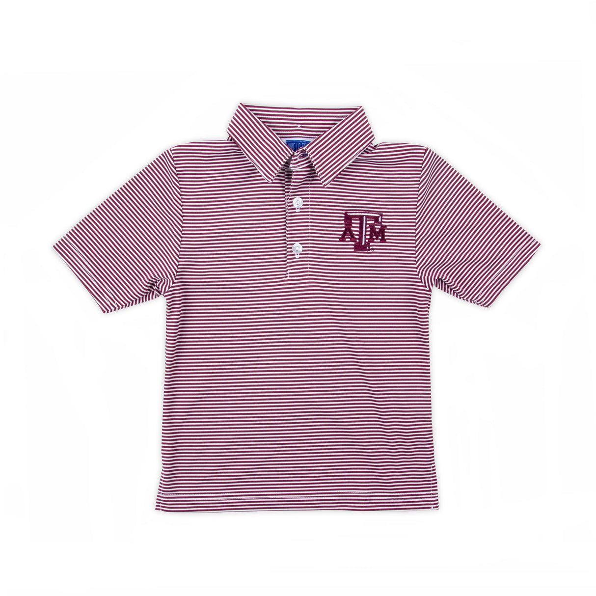 Texas A&M Embroidered Maroon Performance Polo
