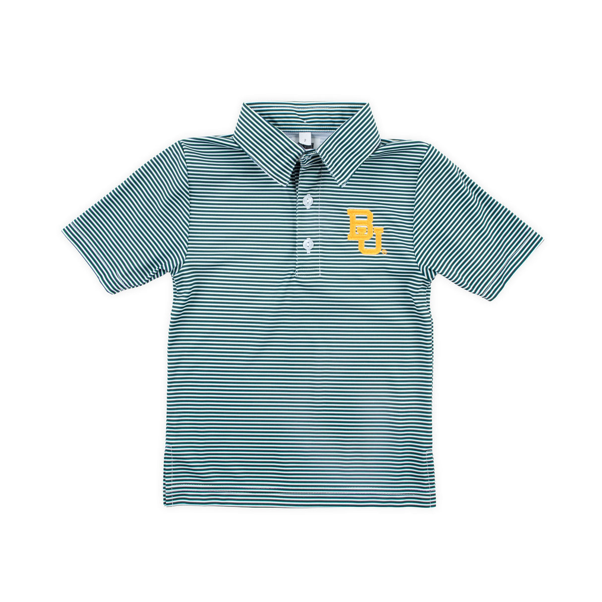 Baylor Embroidered Hunter Green Performance Polo