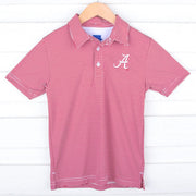 Alabama Embroidered Red Performance Polo