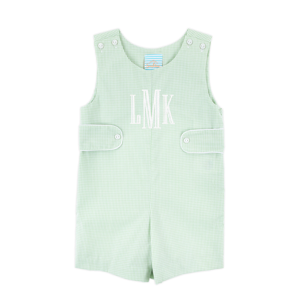 Light Green Gingham Jon Jon