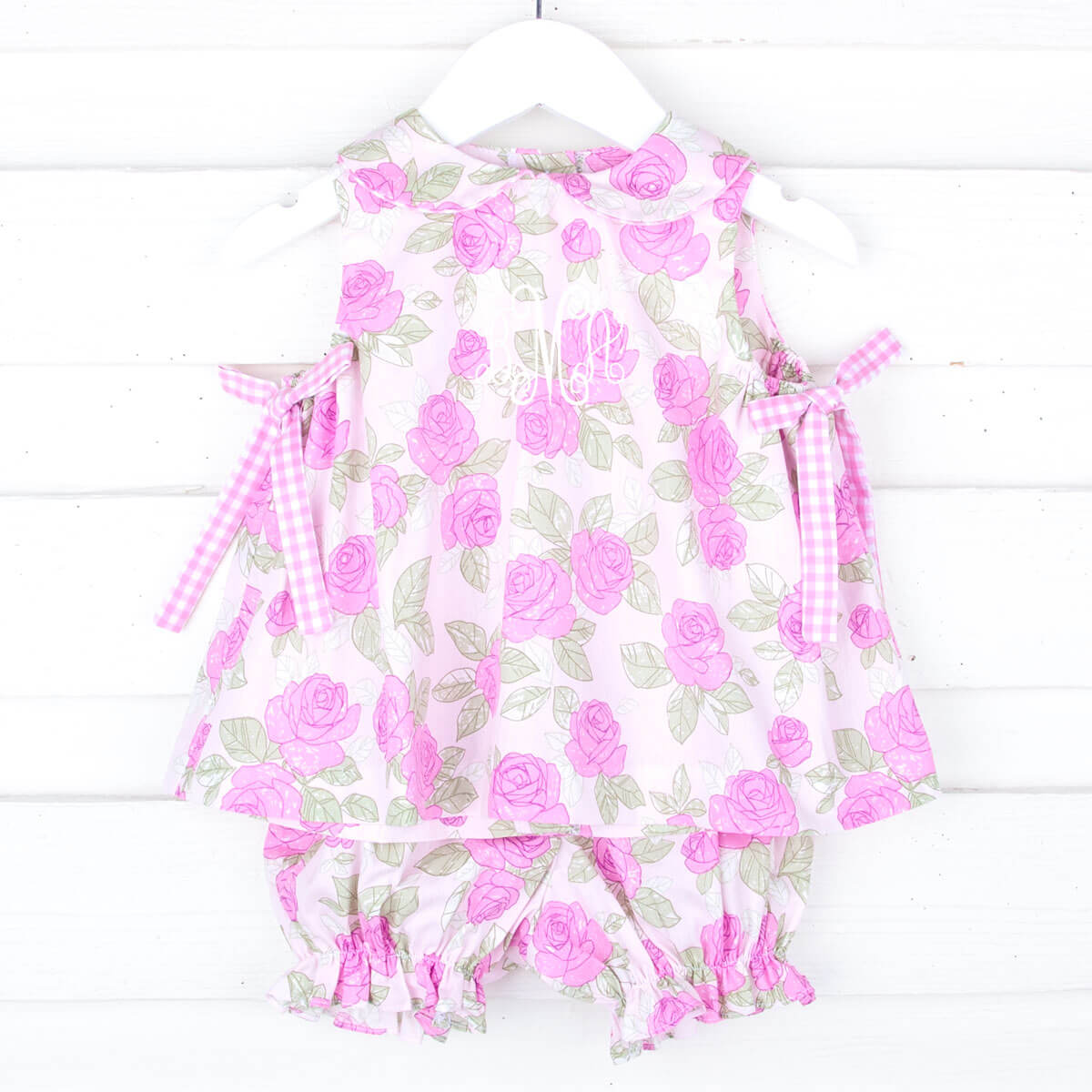 Pink Rose Grace Bloomer Set