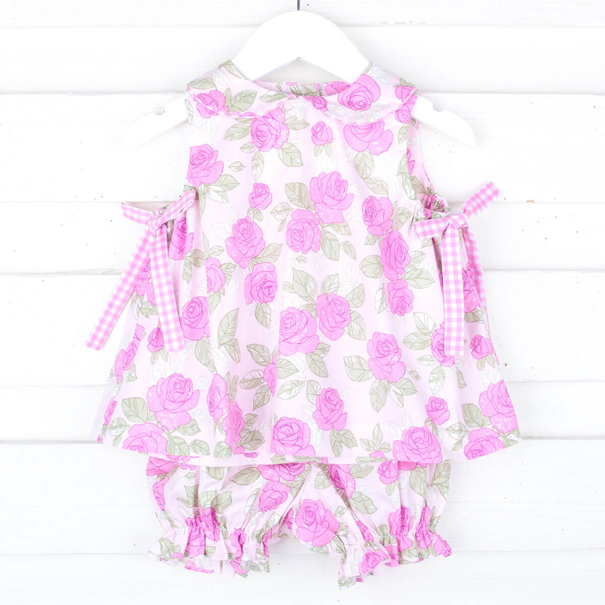 Pink Rose Grace Bloomer Set
