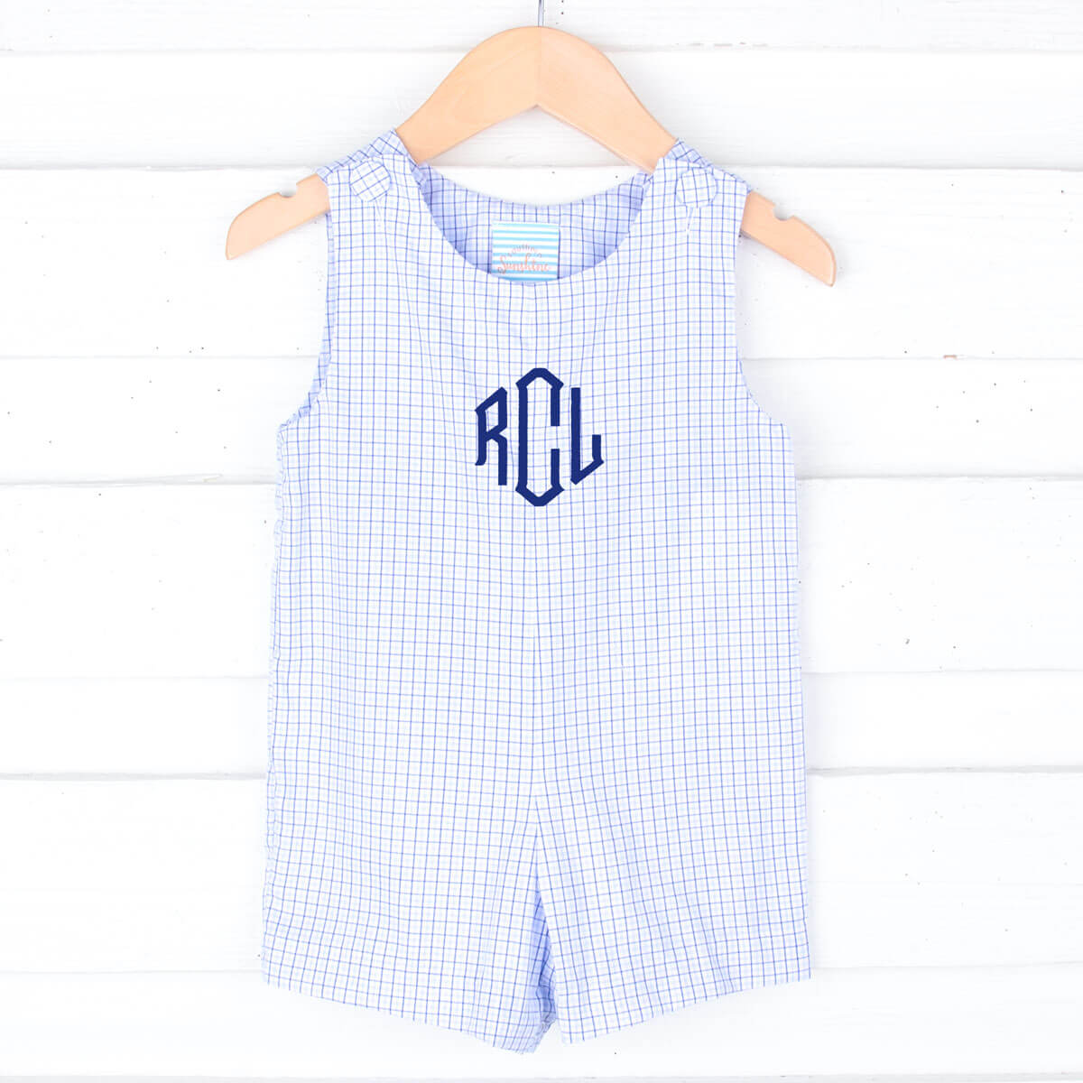 Light Blue Plaid Jon Jon