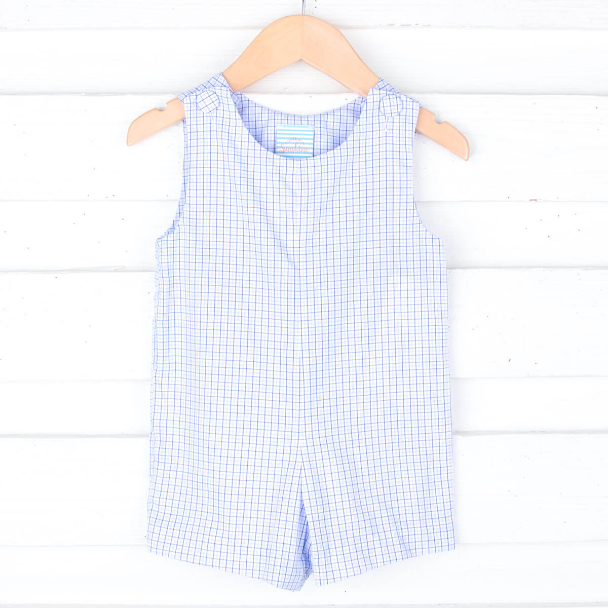 Light Blue Plaid Jon Jon