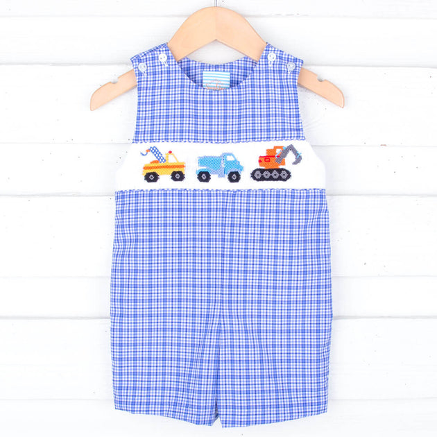 Smocked & Monogrammed Jon Jons for Boys Smocked Auctions Classic Whimsy