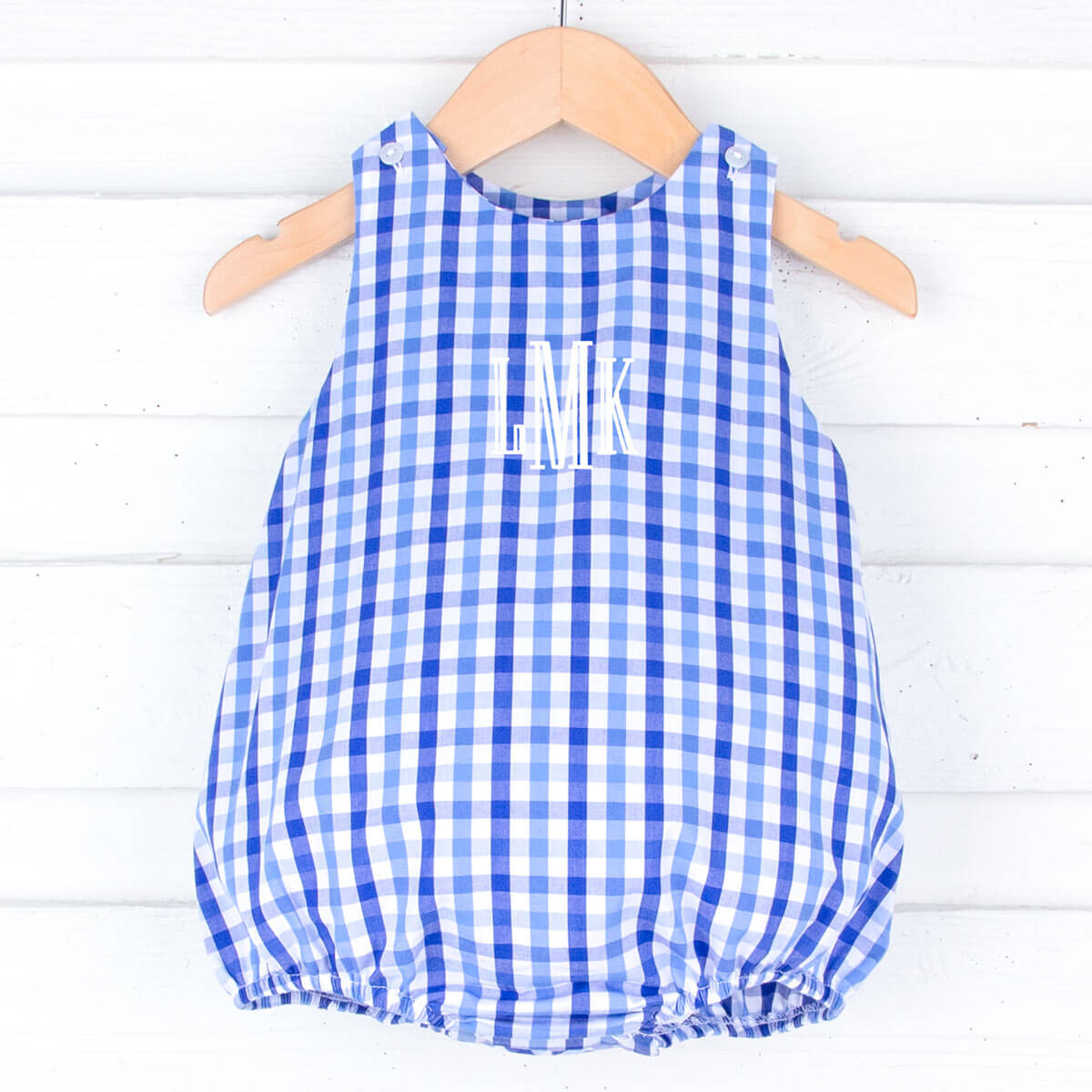 Summer Time Blue Gingham Sun Bubble