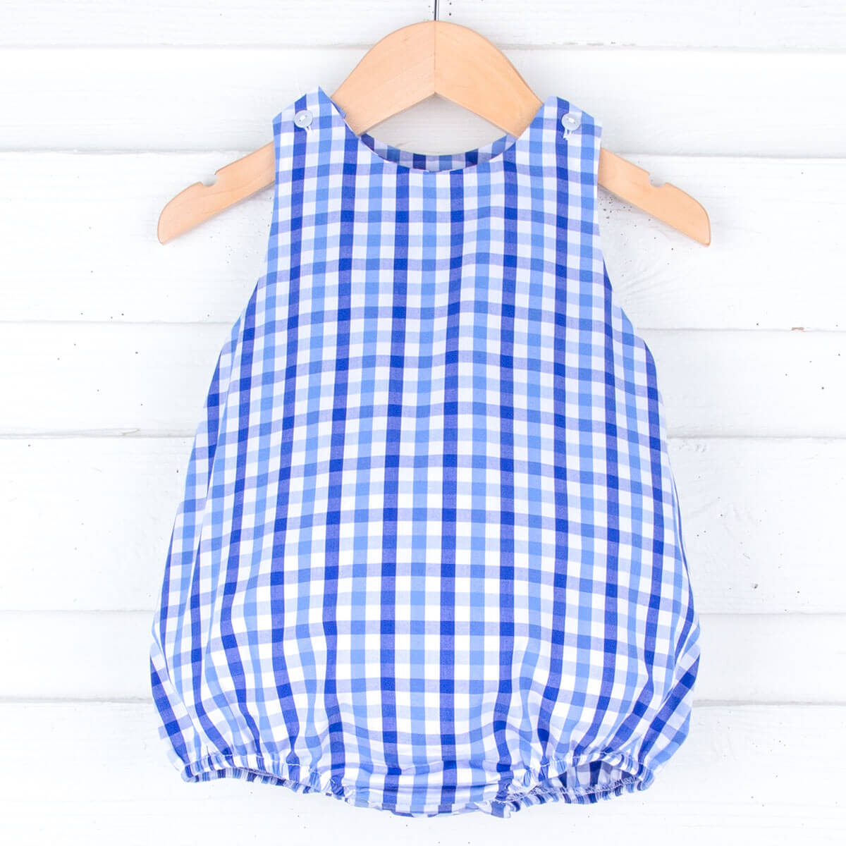 Summer Time Blue Gingham Sun Bubble
