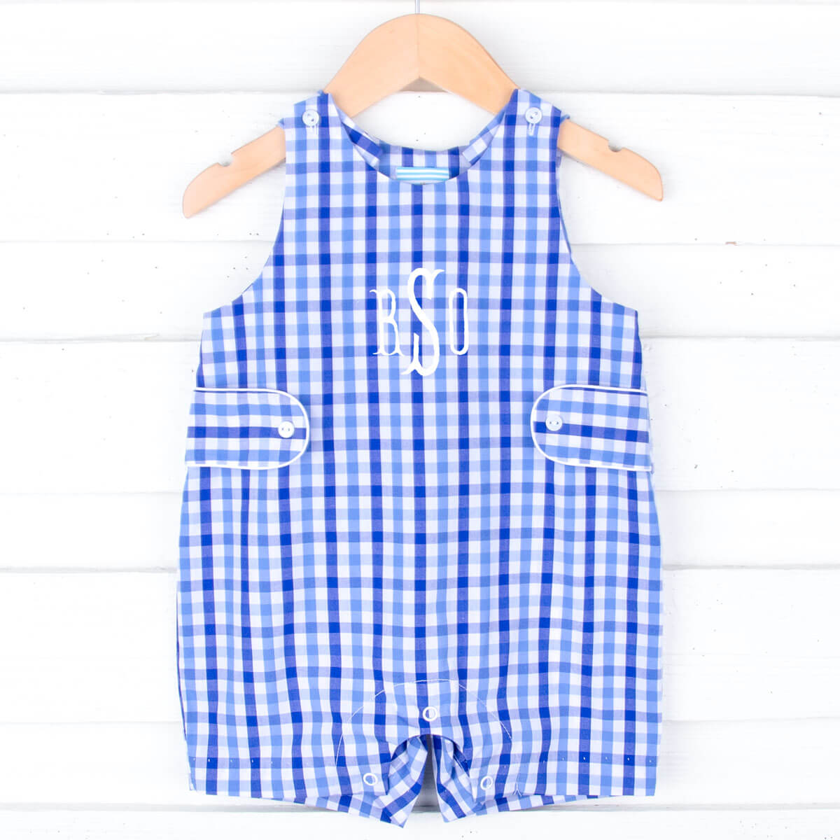 Summer Time Blue Gingham Jon Jon