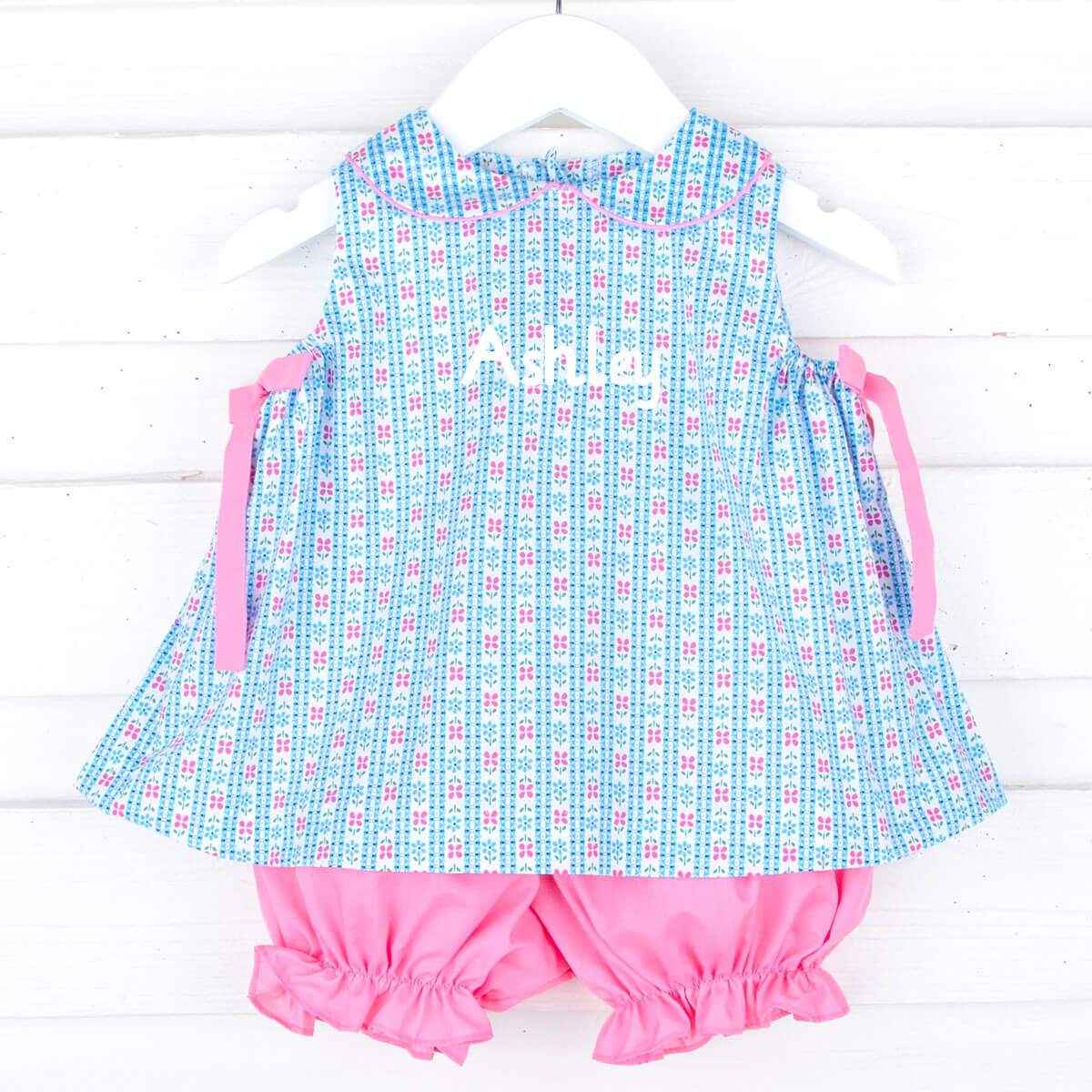 Floral Turquoise Grace Bloomer Set