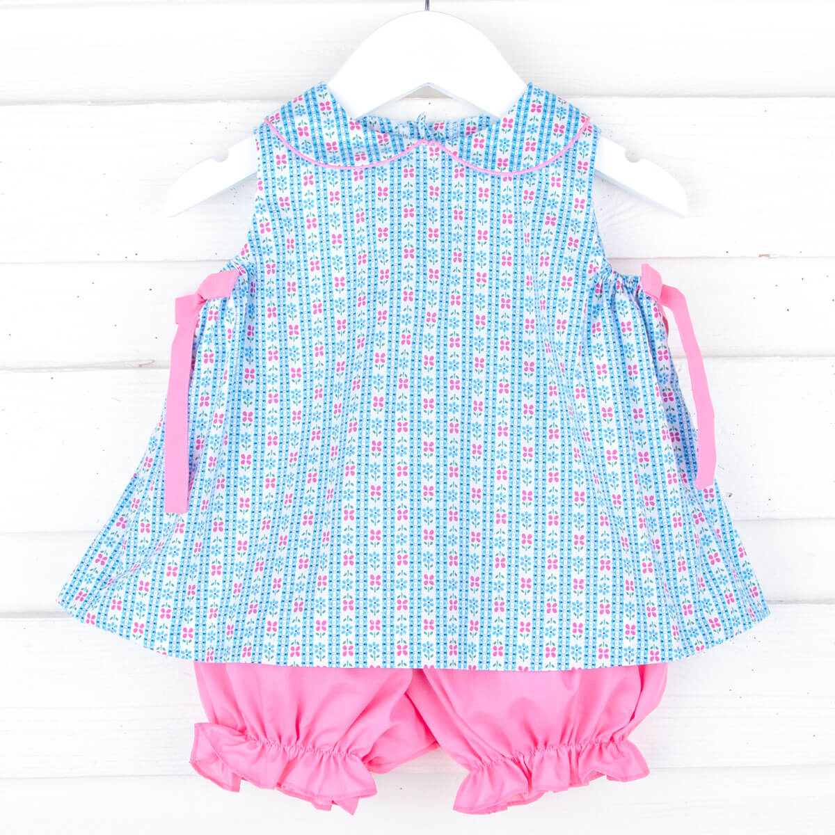 Floral Turquoise Grace Bloomer Set