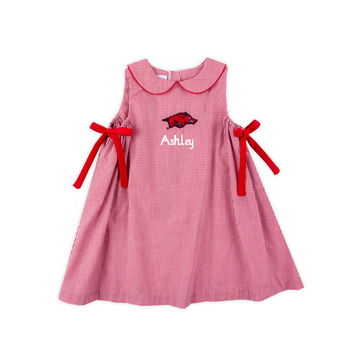 Arkansas Embroidered Red Dress