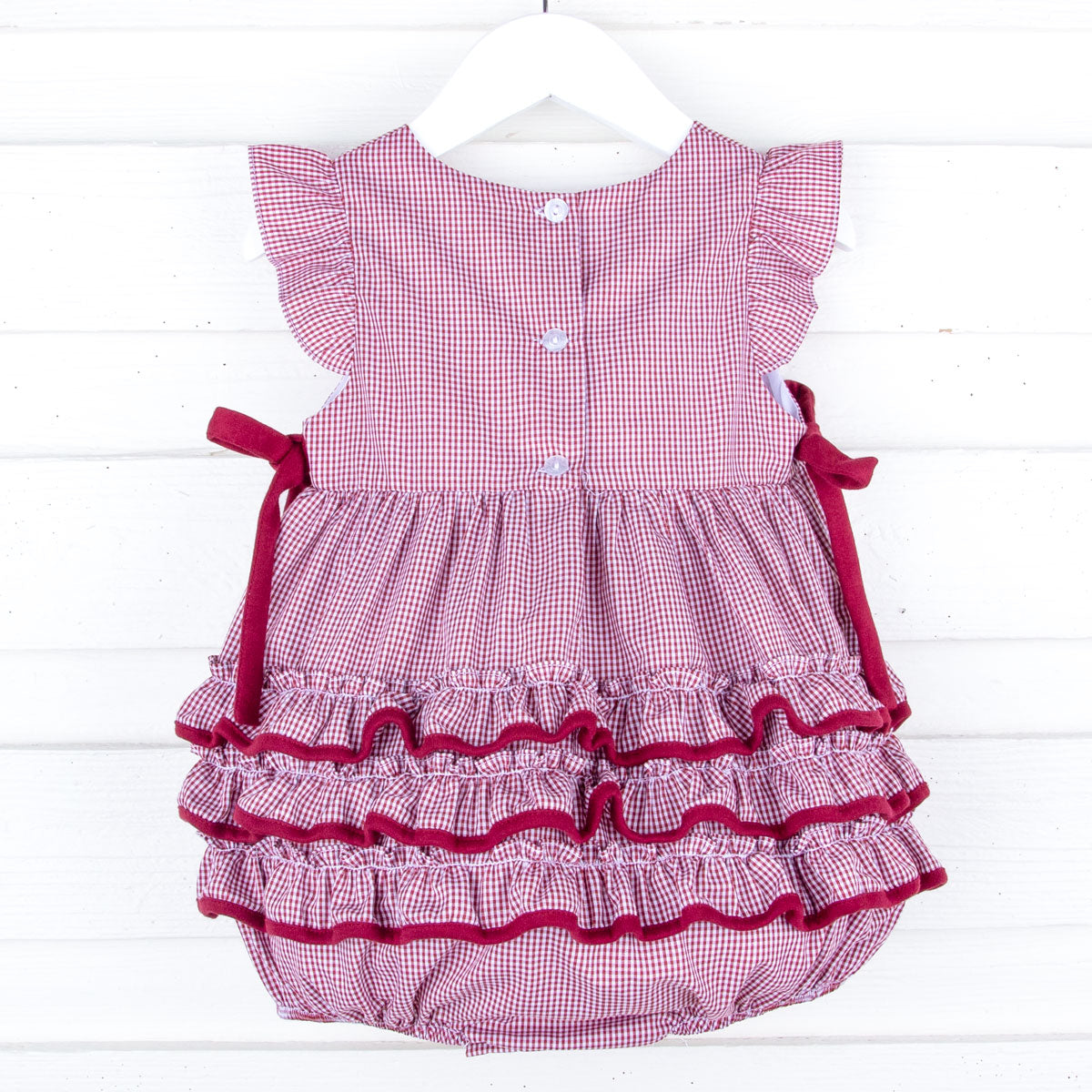 FSU Embroidered Maroon Ruffle Bubble