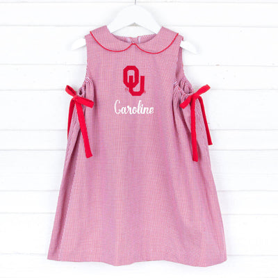 Oklahoma Embroidered Red Dress