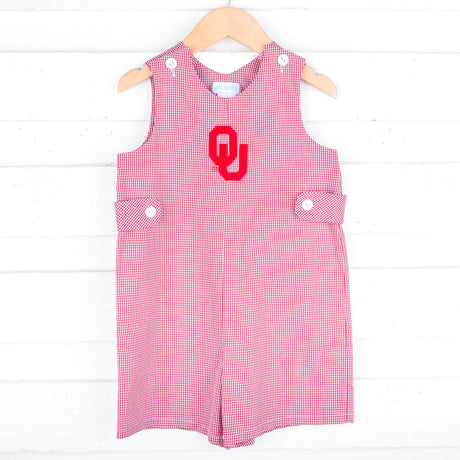 Oklahoma Embroidered Red Jon Jon