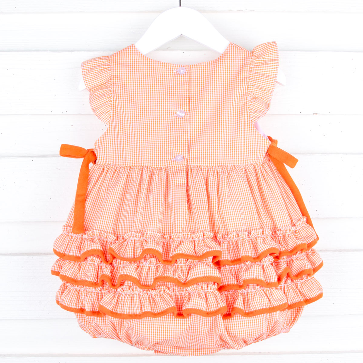 Oklahoma State Embroidered Orange Ruffle Bubble