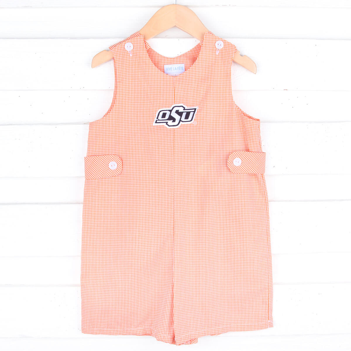 Oklahoma State Embroidered Orange Jon Jon