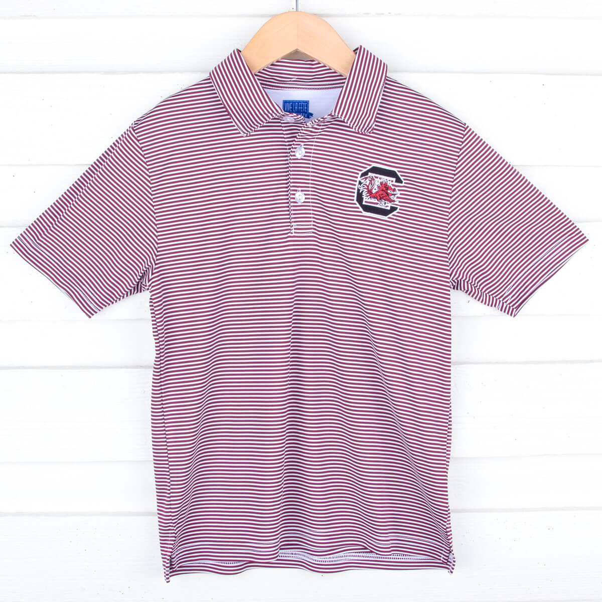 South Carolina Embroidered Maroon Performance Polo