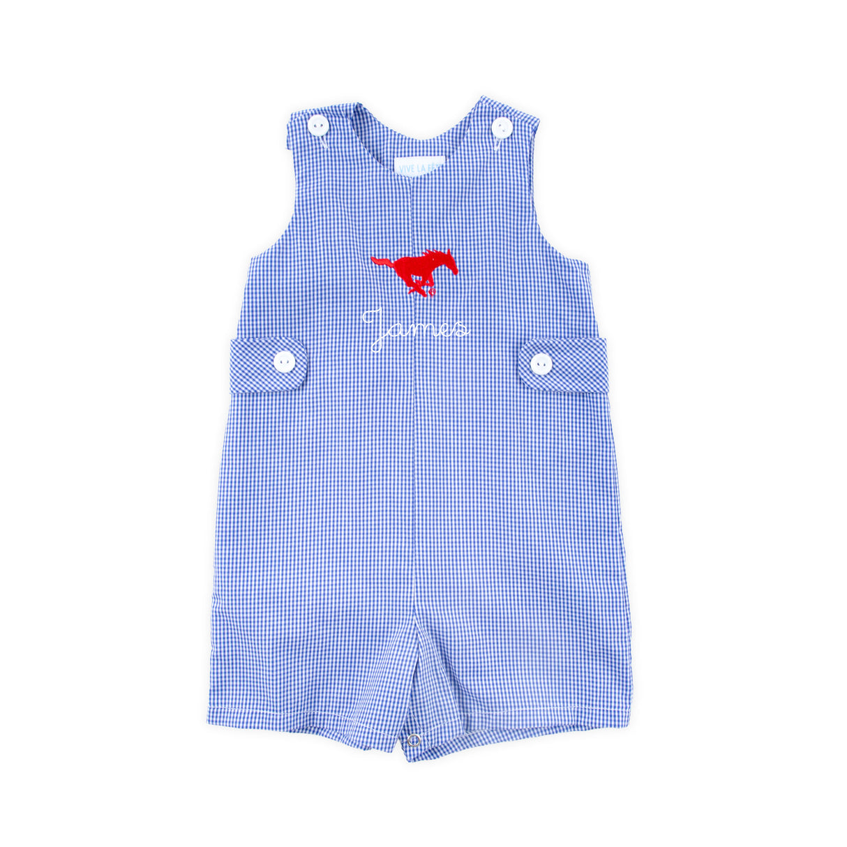 SMU Embroidered Royal Blue Jon Jon