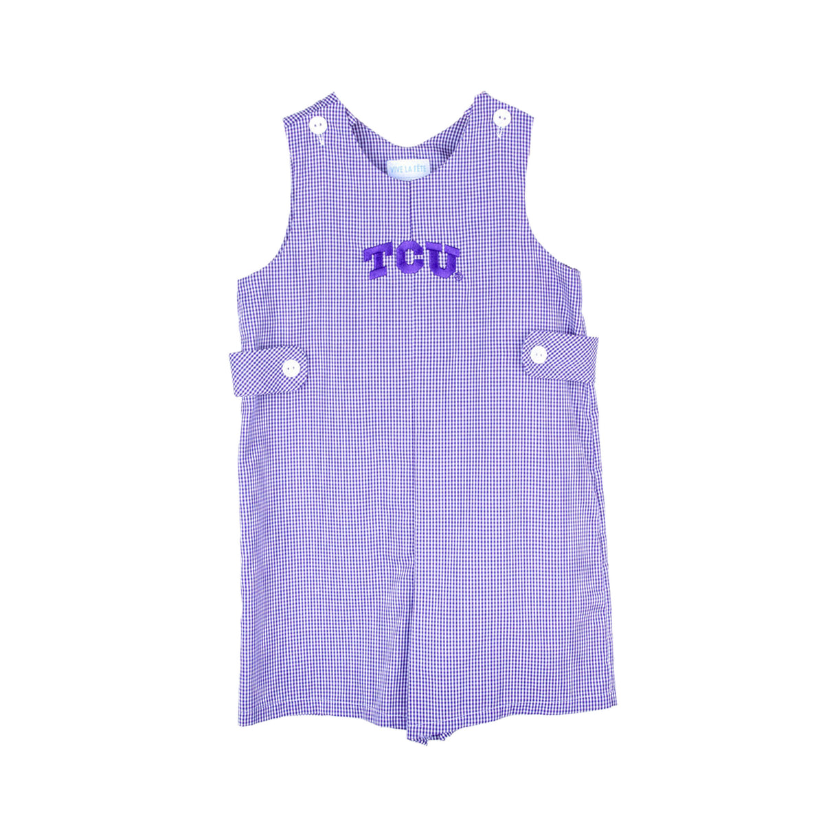 TCU Embroidered Purple Jon Jon