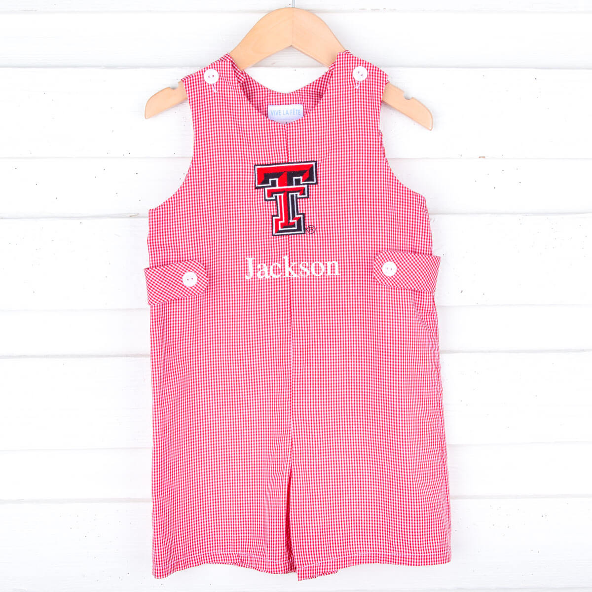 Texas Tech Embroidered Red Jon Jon