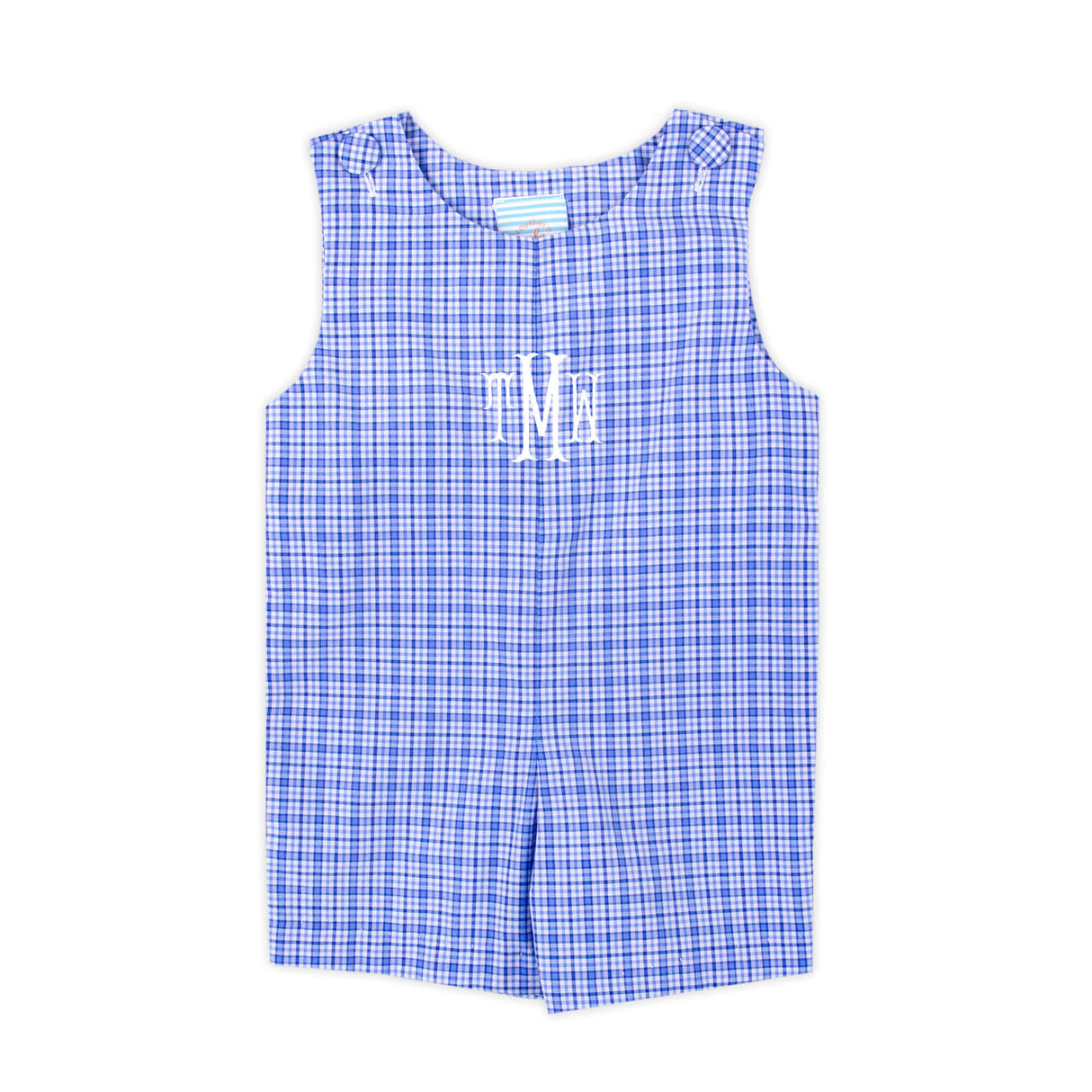 Royal And Light Blue Plaid Jon Jon