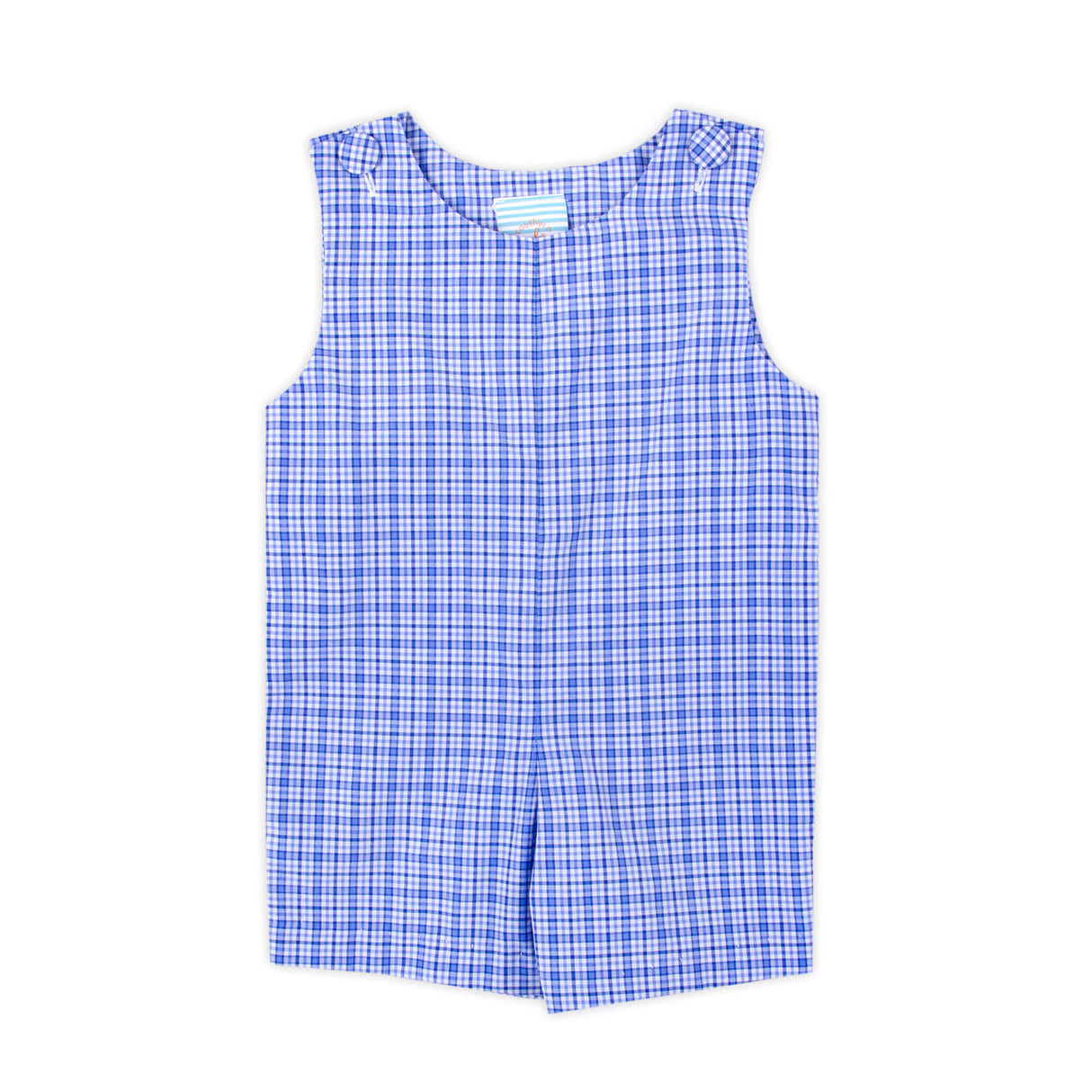 Royal And Light Blue Plaid Jon Jon