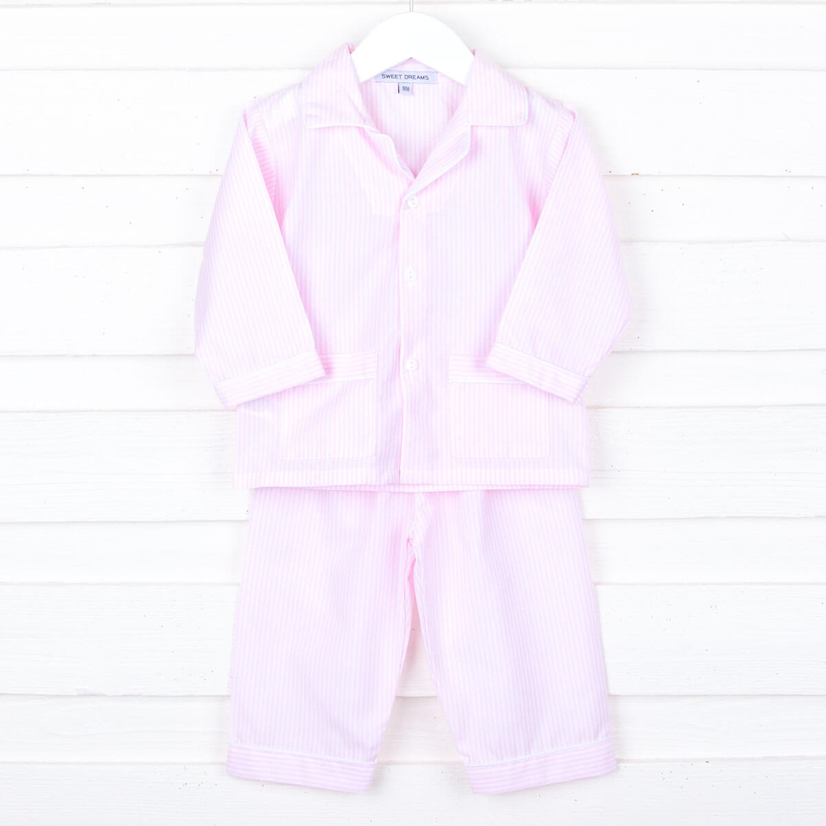 Pink Stripe Classic Pajamas