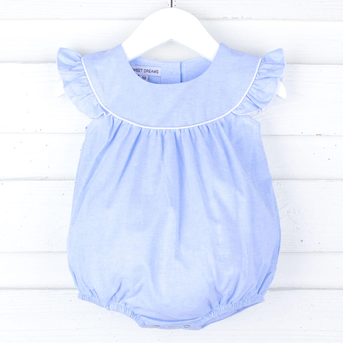Blue Chambray Yoke Bubble