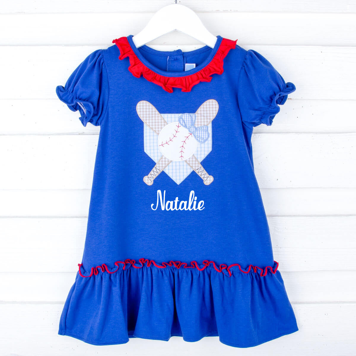 Home Run Royal Blue Knit Dress