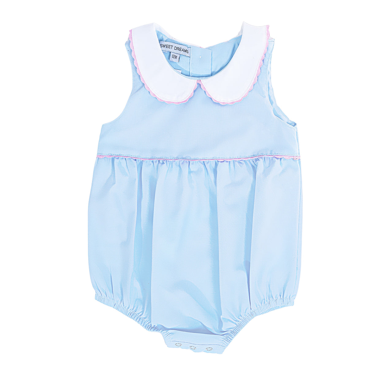 Blue with White Collared Bubble