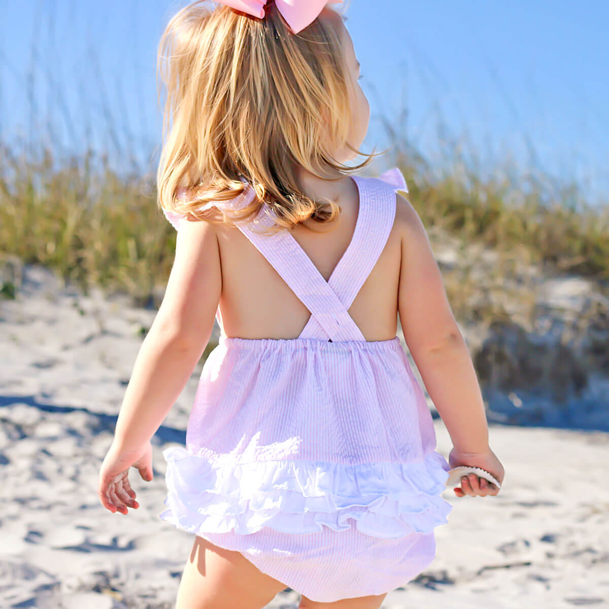 Pink Stripe Leah Bubble