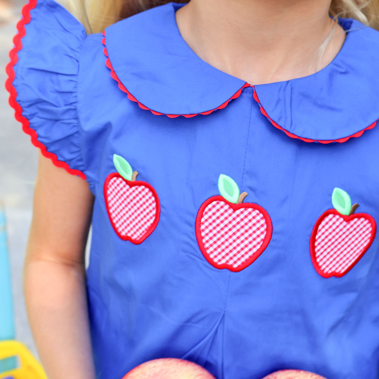 Apple Trio Royal Blue Claire Dress