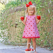 Tiny Apples Red Gingham Eleanor Dress