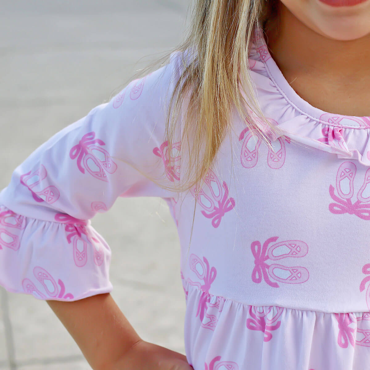 Ballet Slippers Pink Caroline Dress