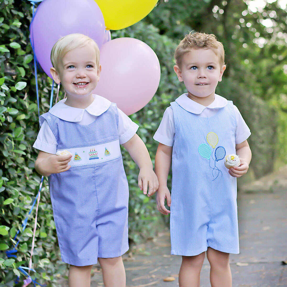 Birthday Smocked Royal Jon Jon