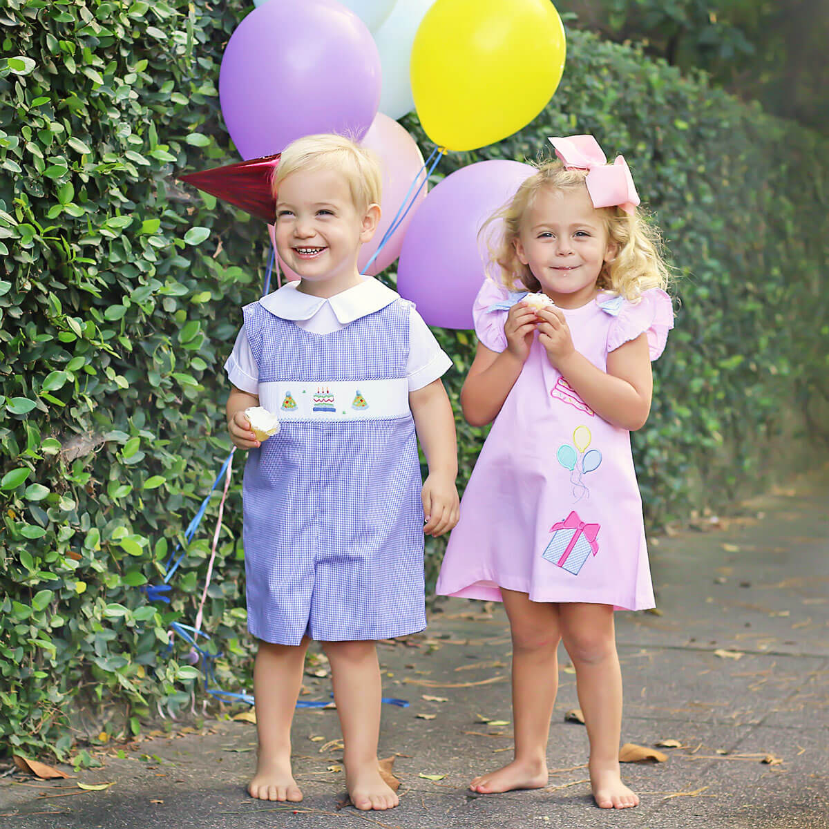 Birthday Smocked Royal Jon Jon