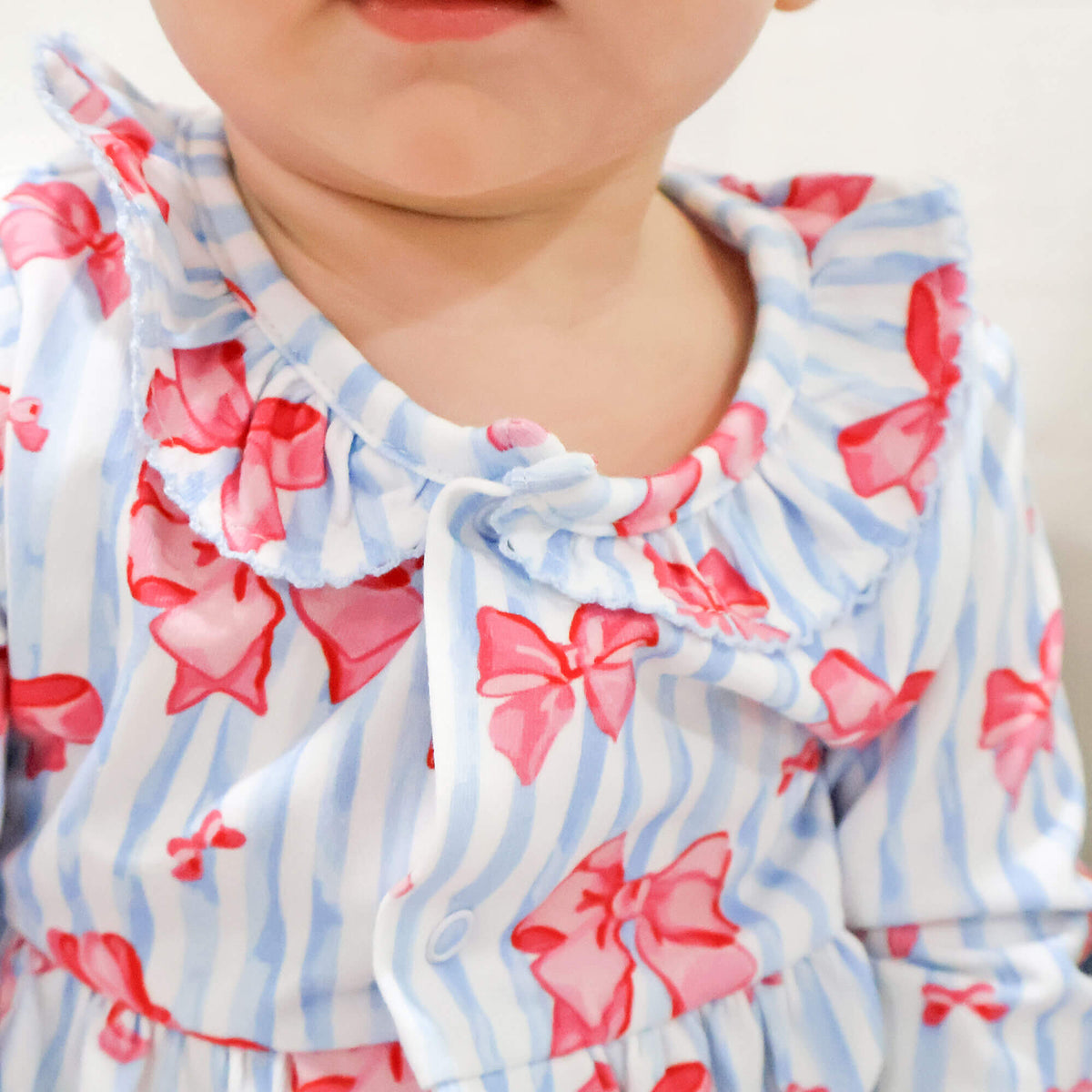Bow Beauty Ruffle Sleeper