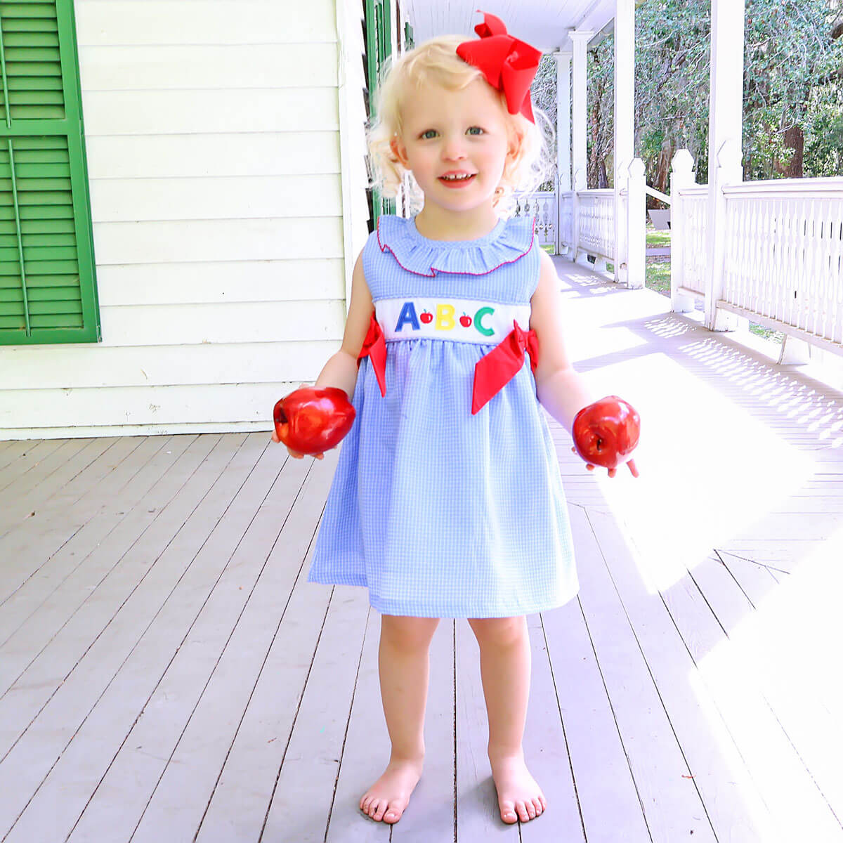 ABC Blue Windowpane Avery Dress